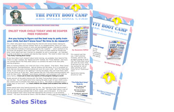 Sales site designs.